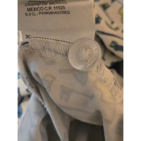 Callaway Golf Polo Mens 2XL Shirt Opti Dri Golf Club Pattern White - Picture 8 of 9